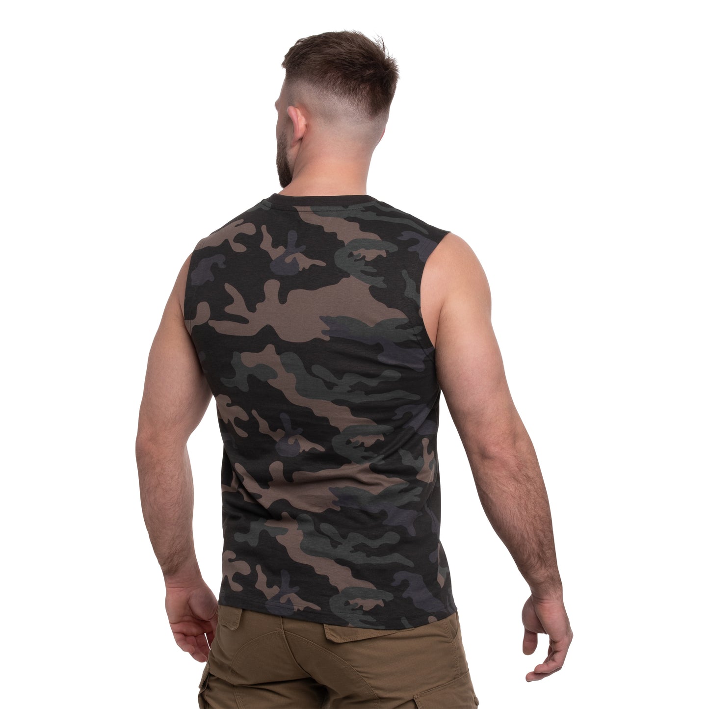 Koszulka Tank Top Brandit Sleeveless - Dark Camo