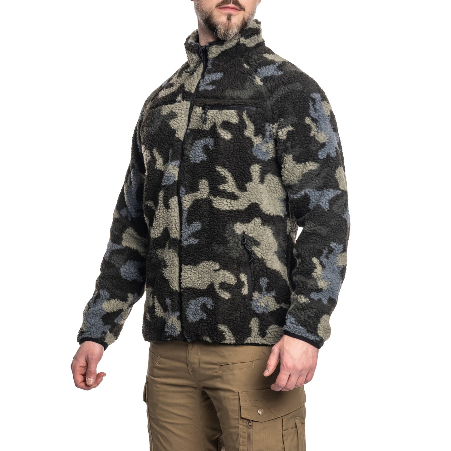 Kurtka Brandit Teddyfleece Jacket - Dark Camo