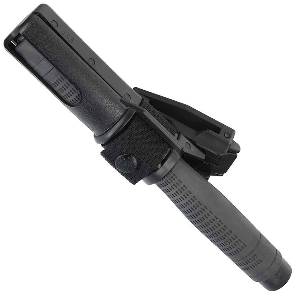 Pałka teleskopowa ESP Ergonomic hartowana 23" - Black/Chrome