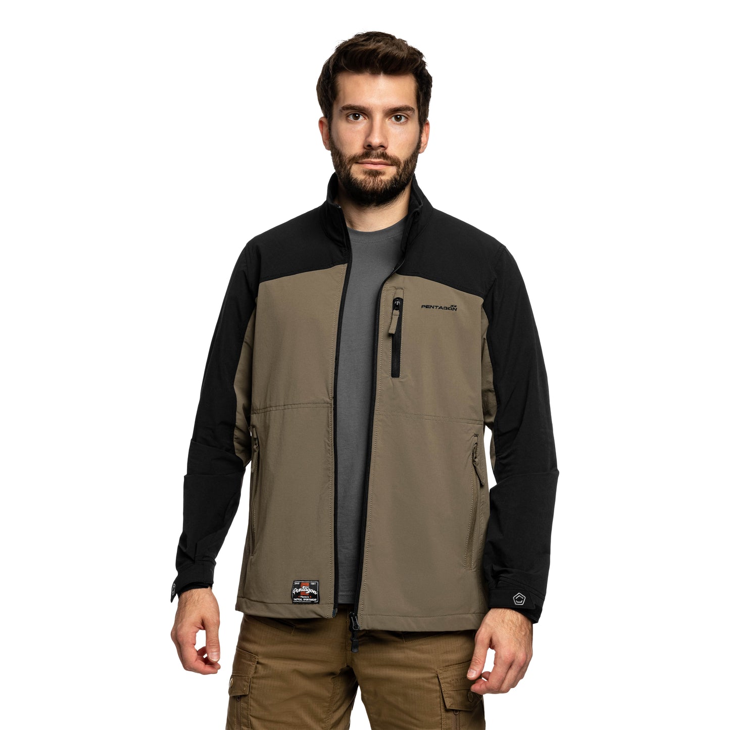 Kurtka Pentagon Elite Light Softshell - RAL7013/Mix