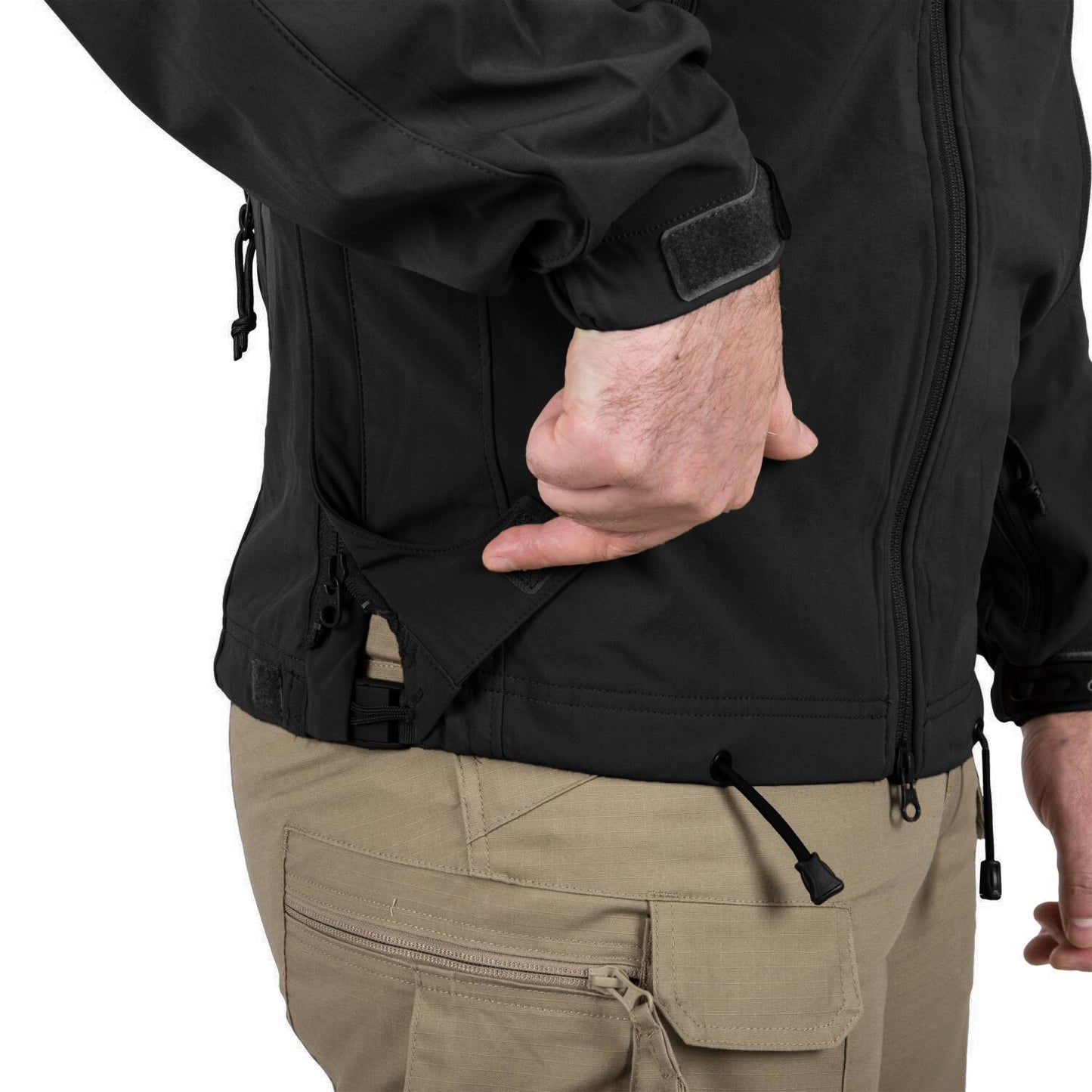Kurtka Helikon Cougar Softshell Windblocker QSA HID - Black