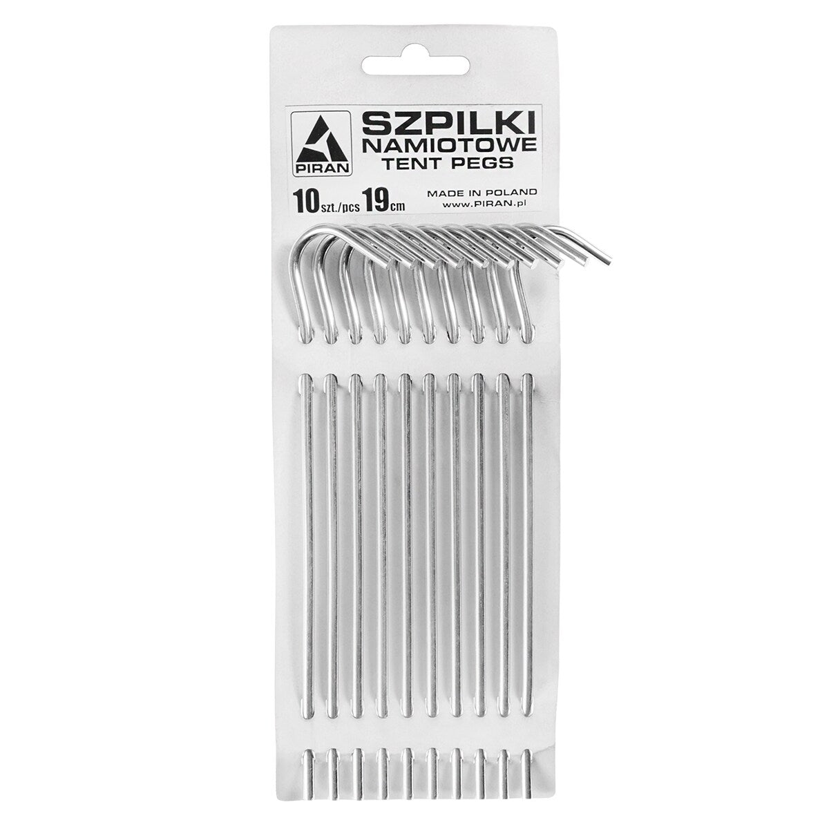 Szpilki namiotowe Piran 19 cm - 10 sztuk