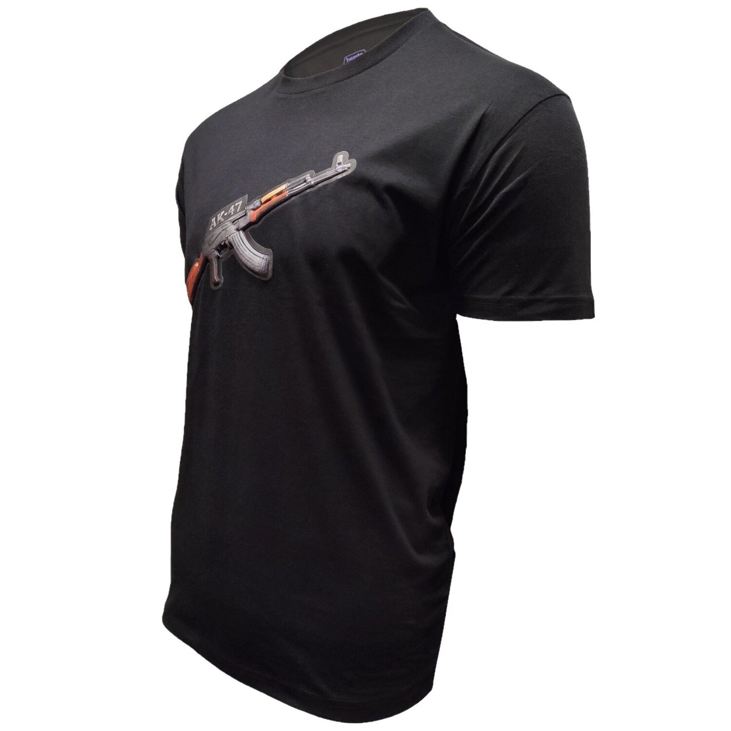 Koszulka T-Shirt Haasta Karabin AK 3D - Czarna