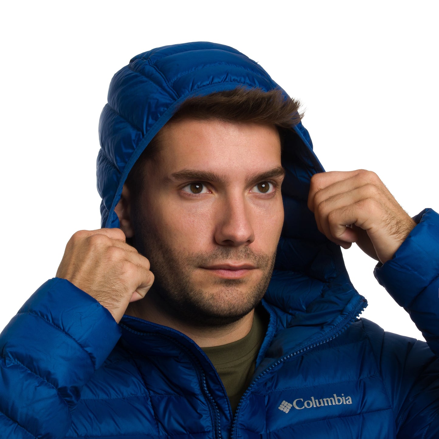 Kurtka Columbia Corelite Down Hooded - Mountain Blue