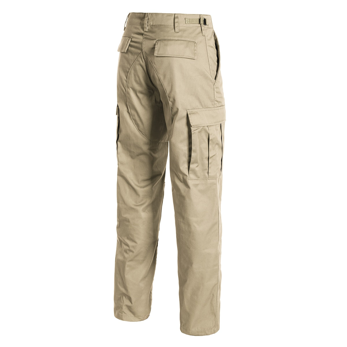 Spodnie wojskowe Mil-Tec wzmacniane BDU Khaki