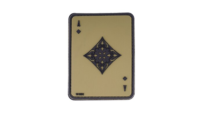 Naszywka 3D 101 Inc. Ace of Diamonds OD Green