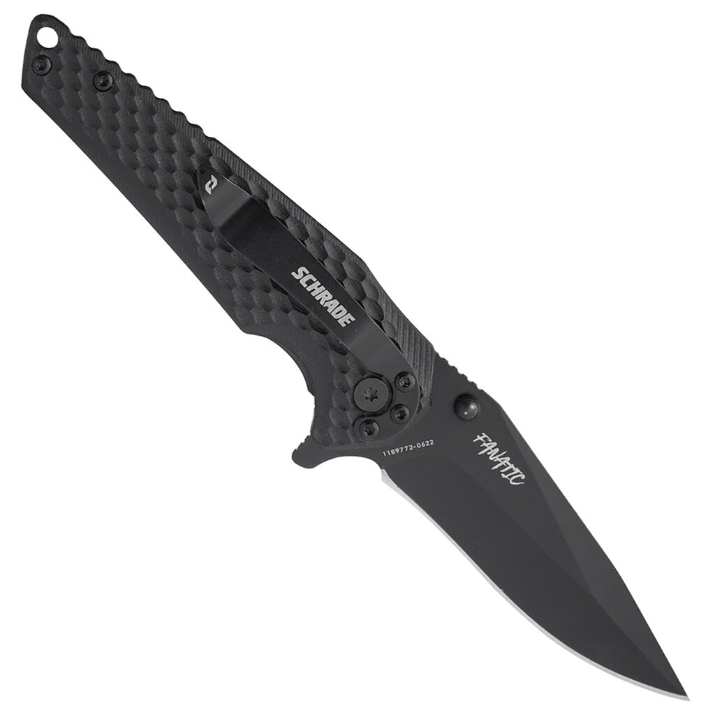 Nóż składany Schrade EDC Fanatic Folder Black