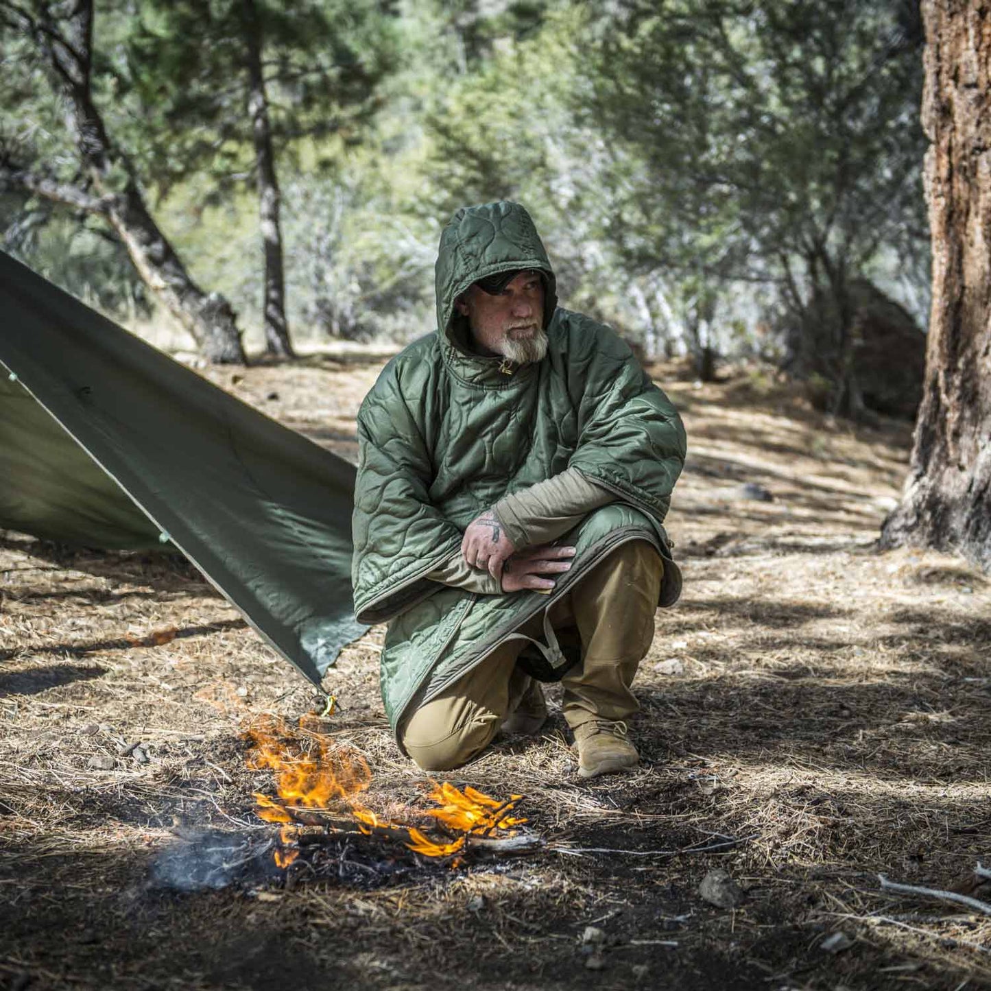 Ponczo Helikon Swagman Roll Basic - Olive Green