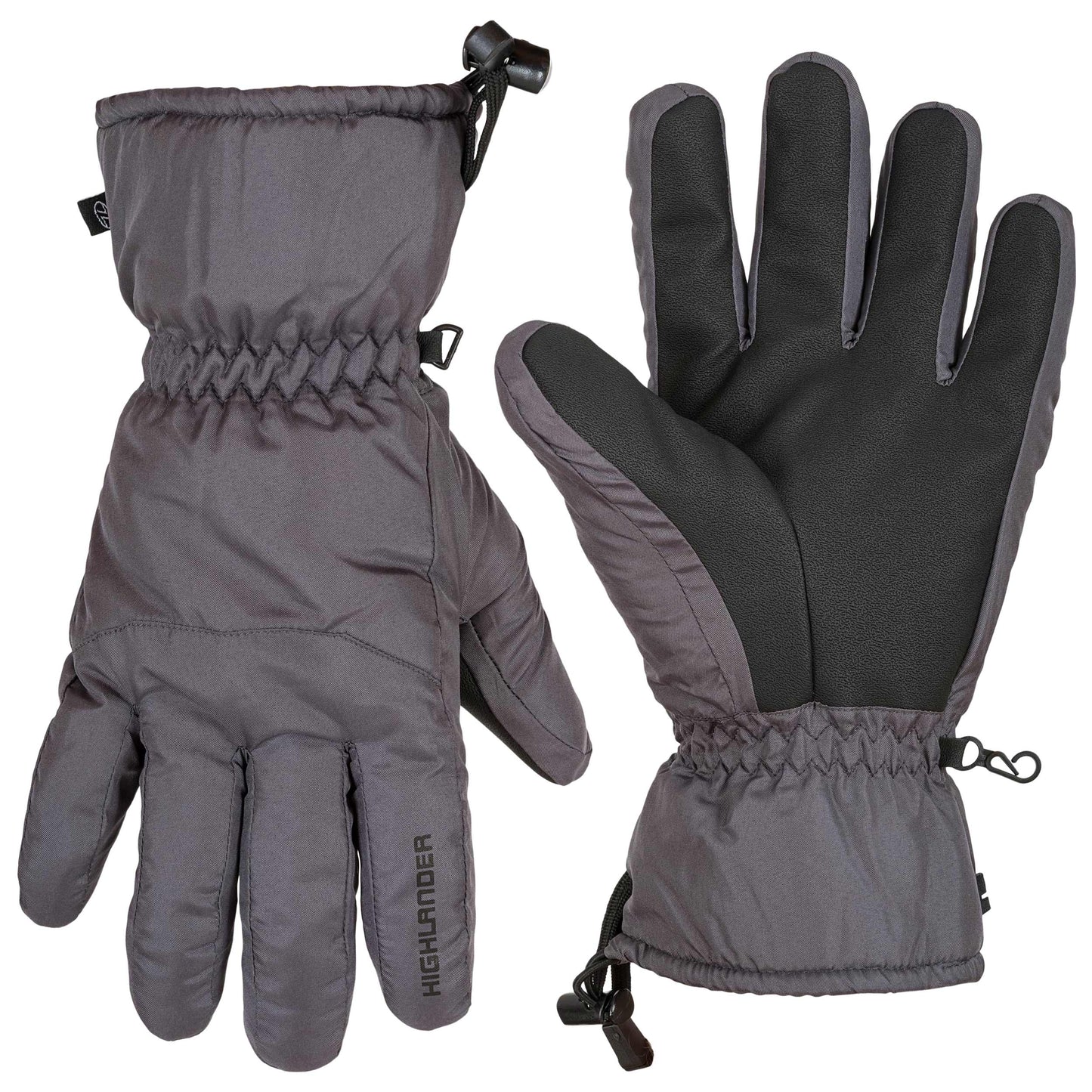 Rękawice Highlander Outdoor Ski Gloves - Charcoal