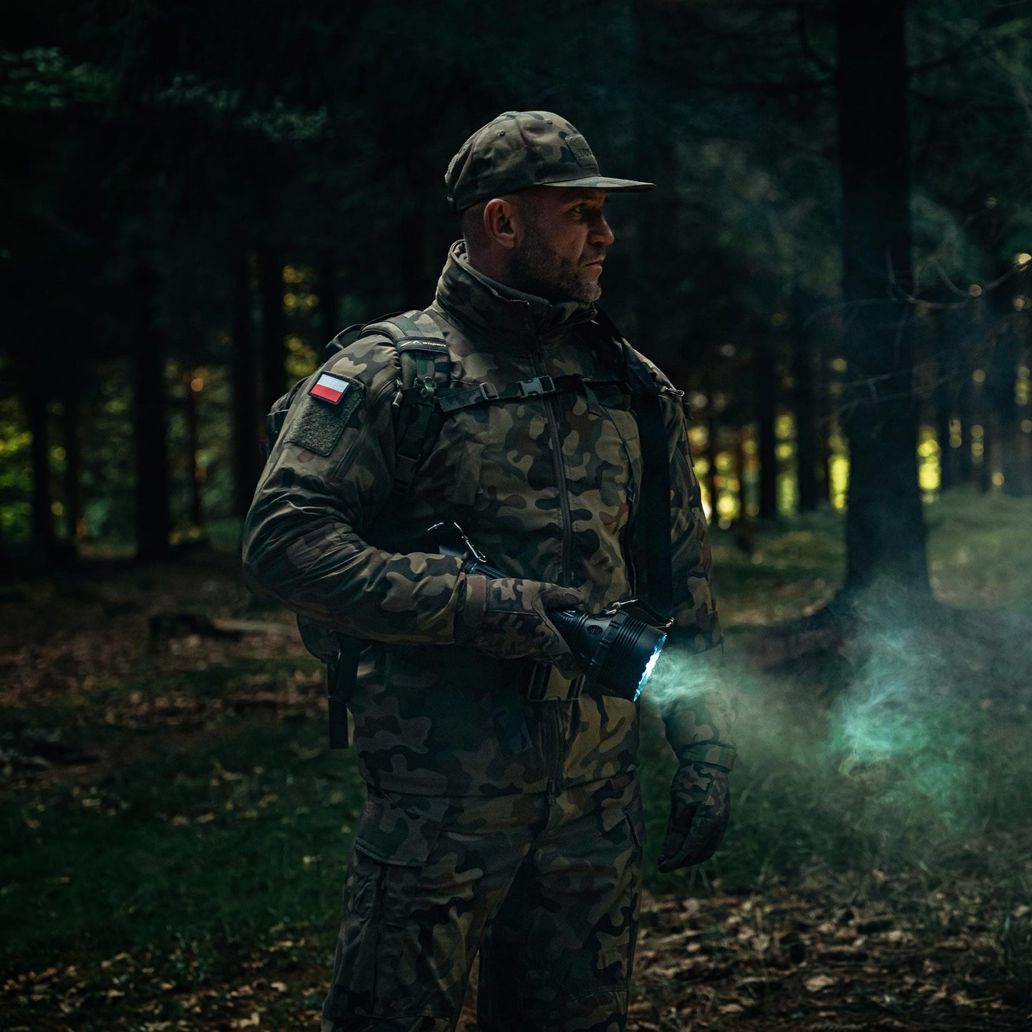Czapka z daszkiem Texar Rip-Stop - wz.93 Pantera PL Woodland