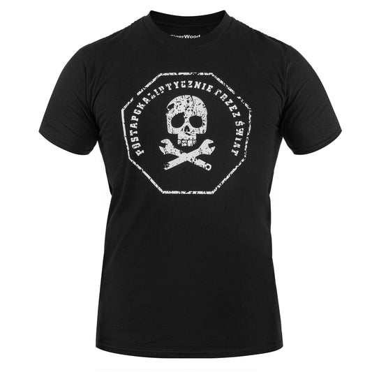 Koszulka T-Shirt TigerWood Postapokaliptycznie - Czarna