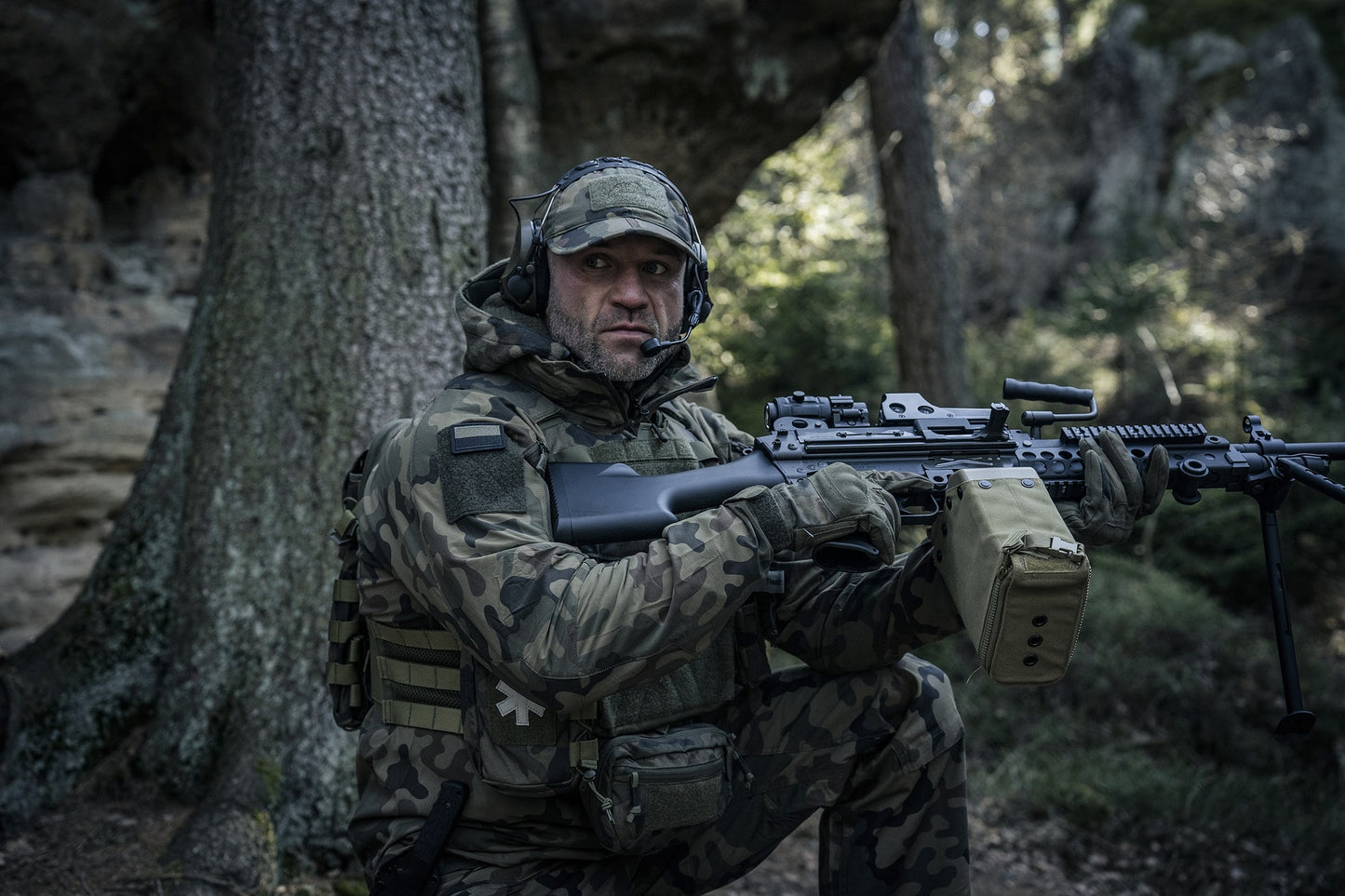 Karabin maszynowy AEG Cybergun FN MK48 - Black
