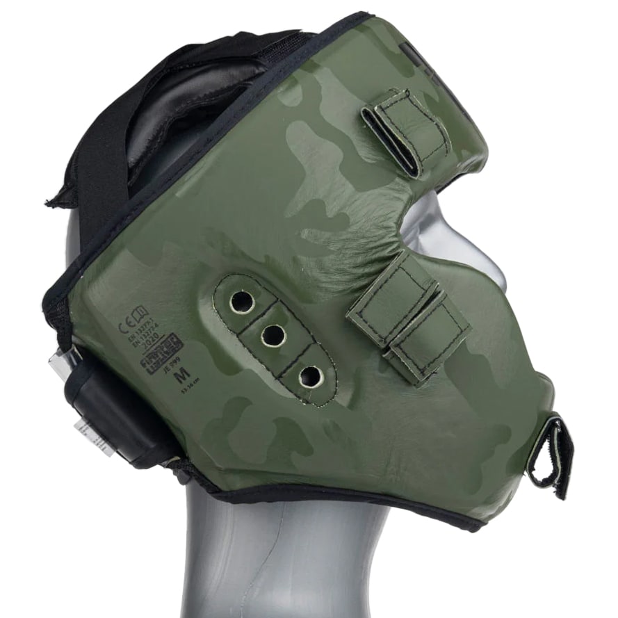 Kask bokserski Fighter Shock Head Guard - Khaki/Camo