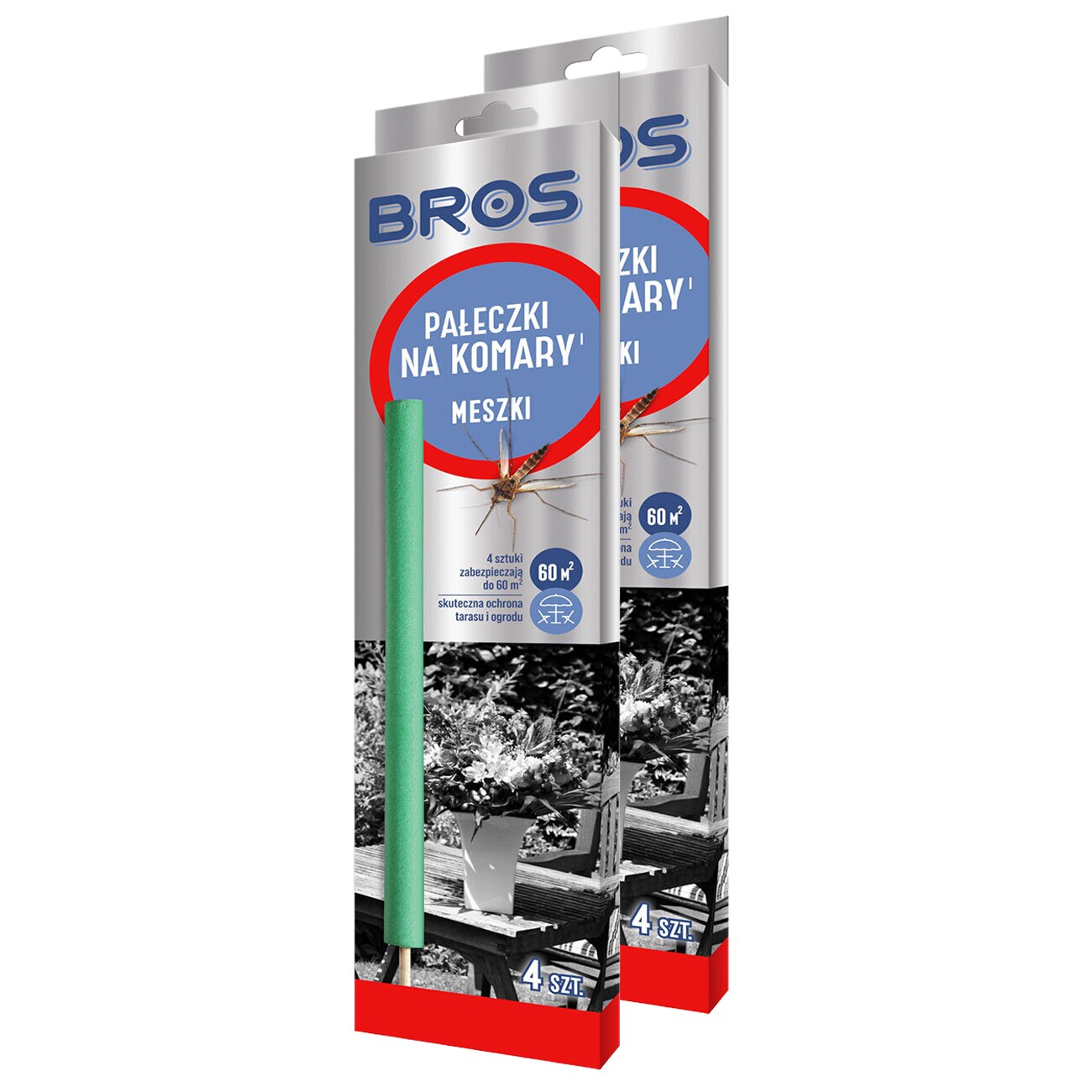Pałeczki Bros na komary - 2 x 4 szt.