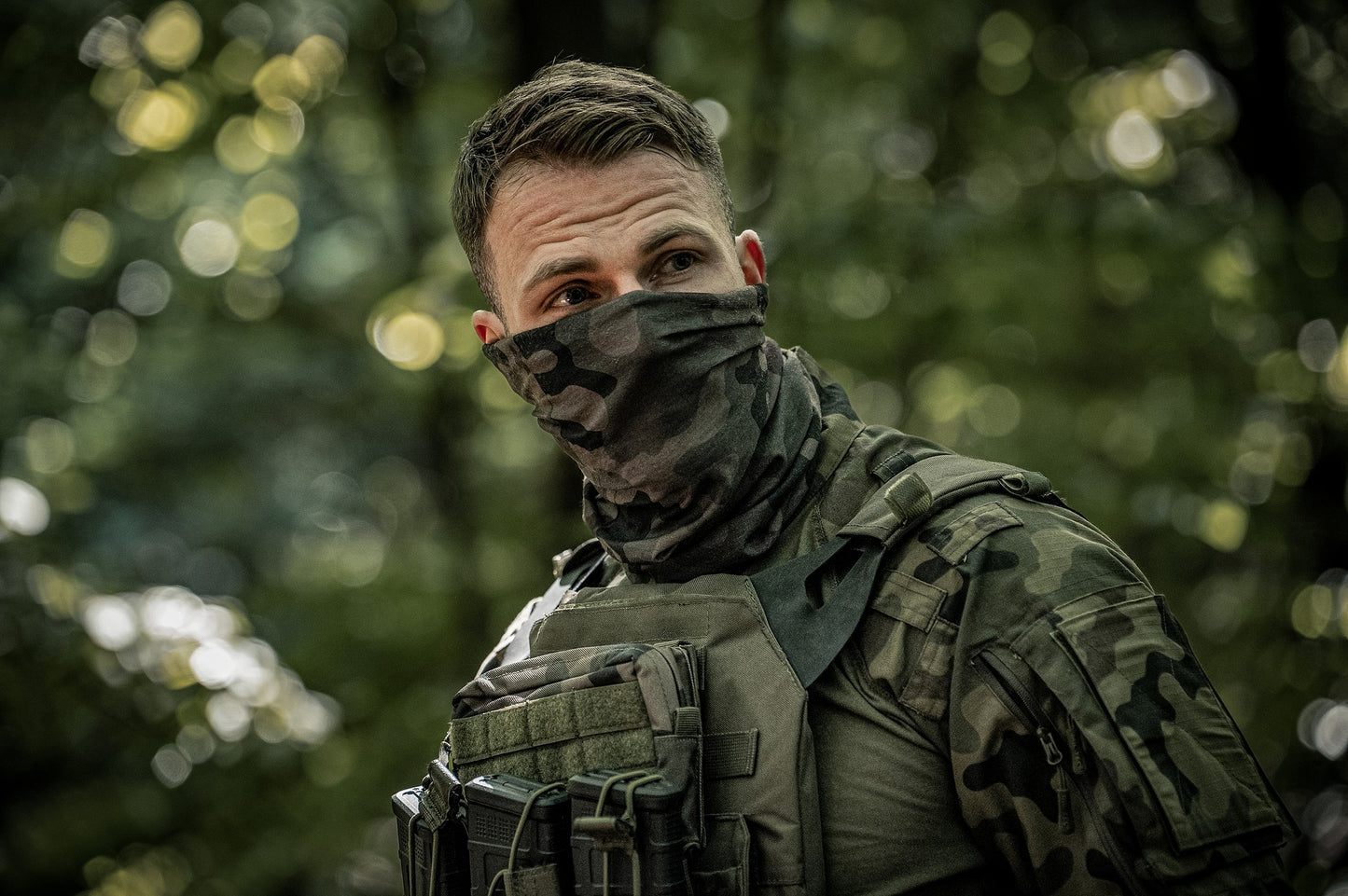 Chusta wielofunkcyjna Mil-Tec - wz.93 Pantera PL Woodland