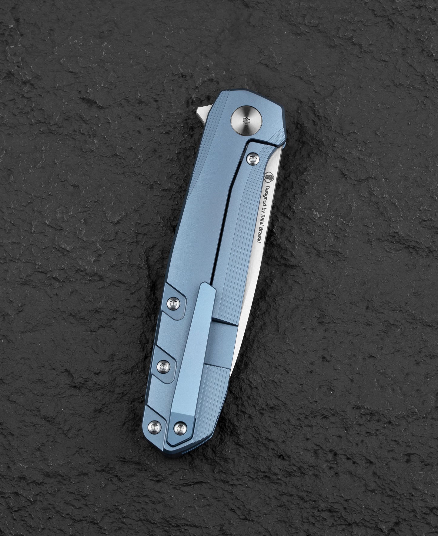 Nóż składany Bestech 9 - Satin/Blue