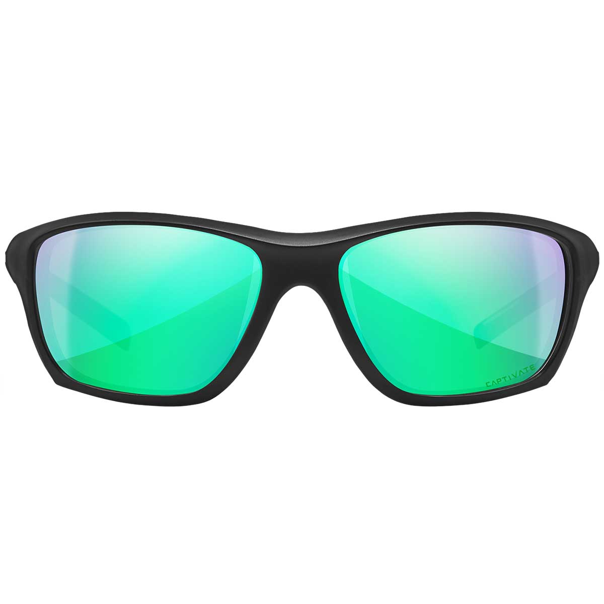 Okulary taktyczne Wiley X WX Aspect Captivate - Polarized Green Mirror/Matte Black