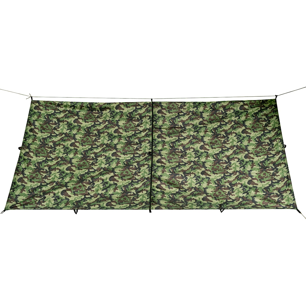 Płachta biwakowa Bushmen Thermo Tarp z termoizolacją 2x3 Camo