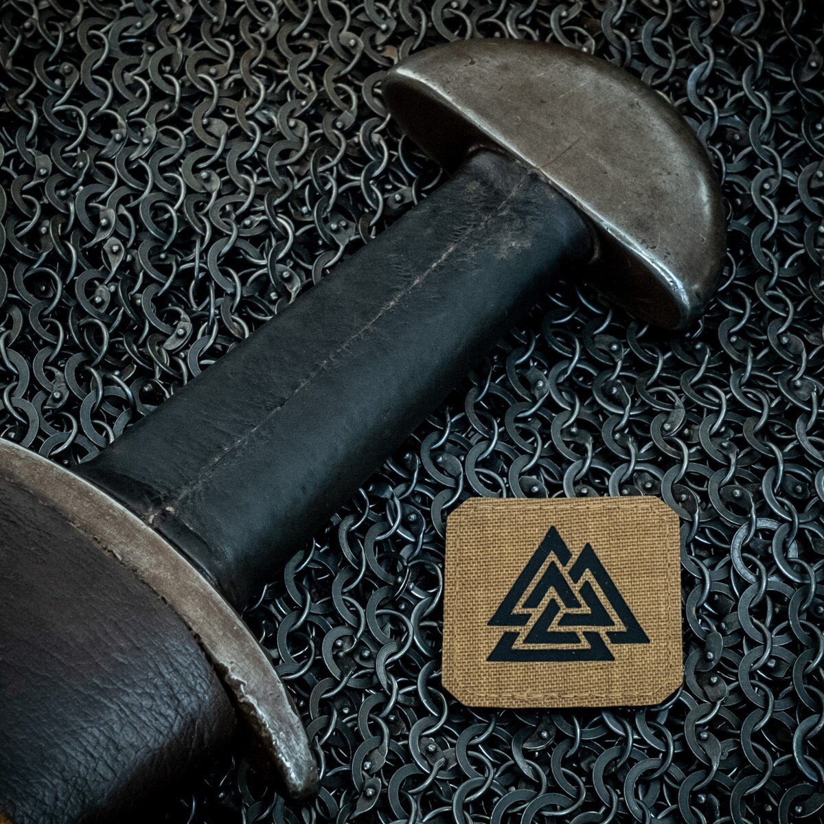 Naszywka M-Tac Valknut Laser Cut Coyote/Black