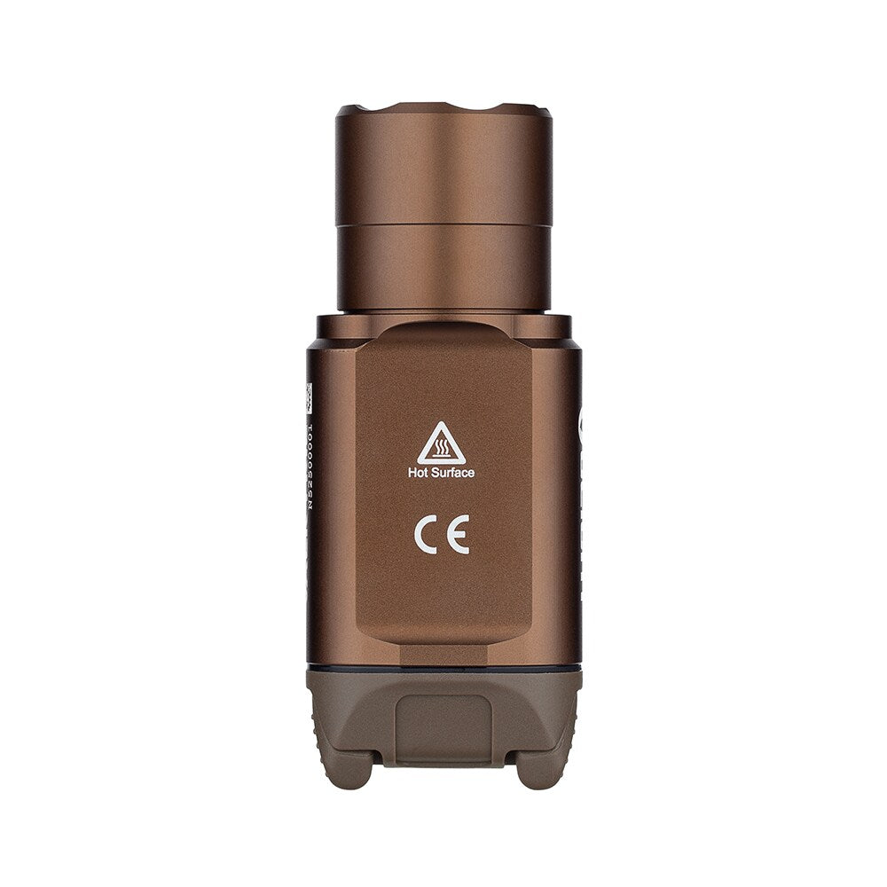 Latarka na broń Olight PL Turbo Valkyrie Desert Tan - 800 lumenów