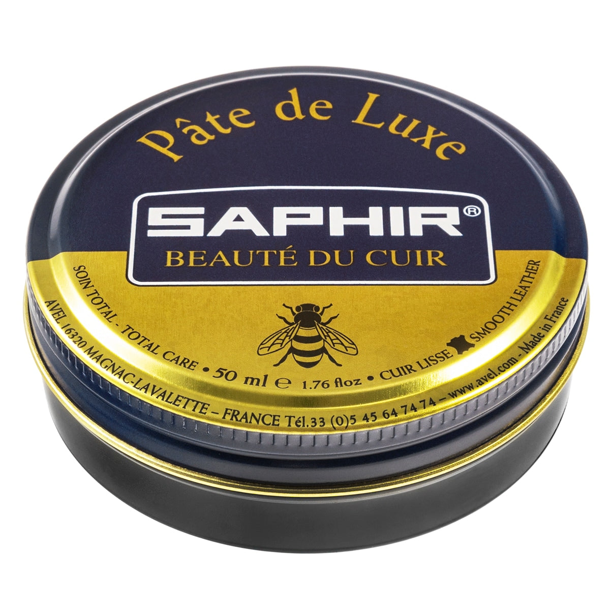Pasta do butów Saphir BDC Pate De Luxe 50 ml - czarna