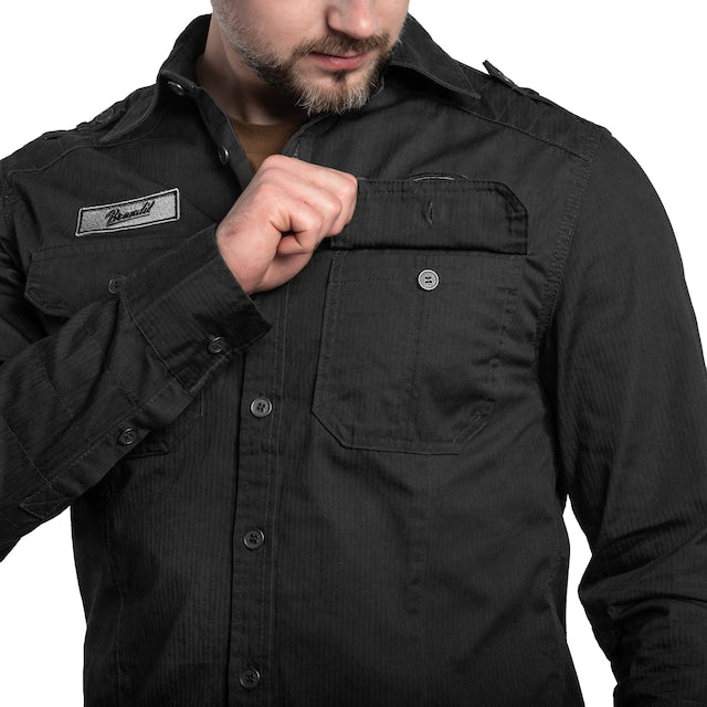 Koszula Brandit Luis Vintage Shirt - Black