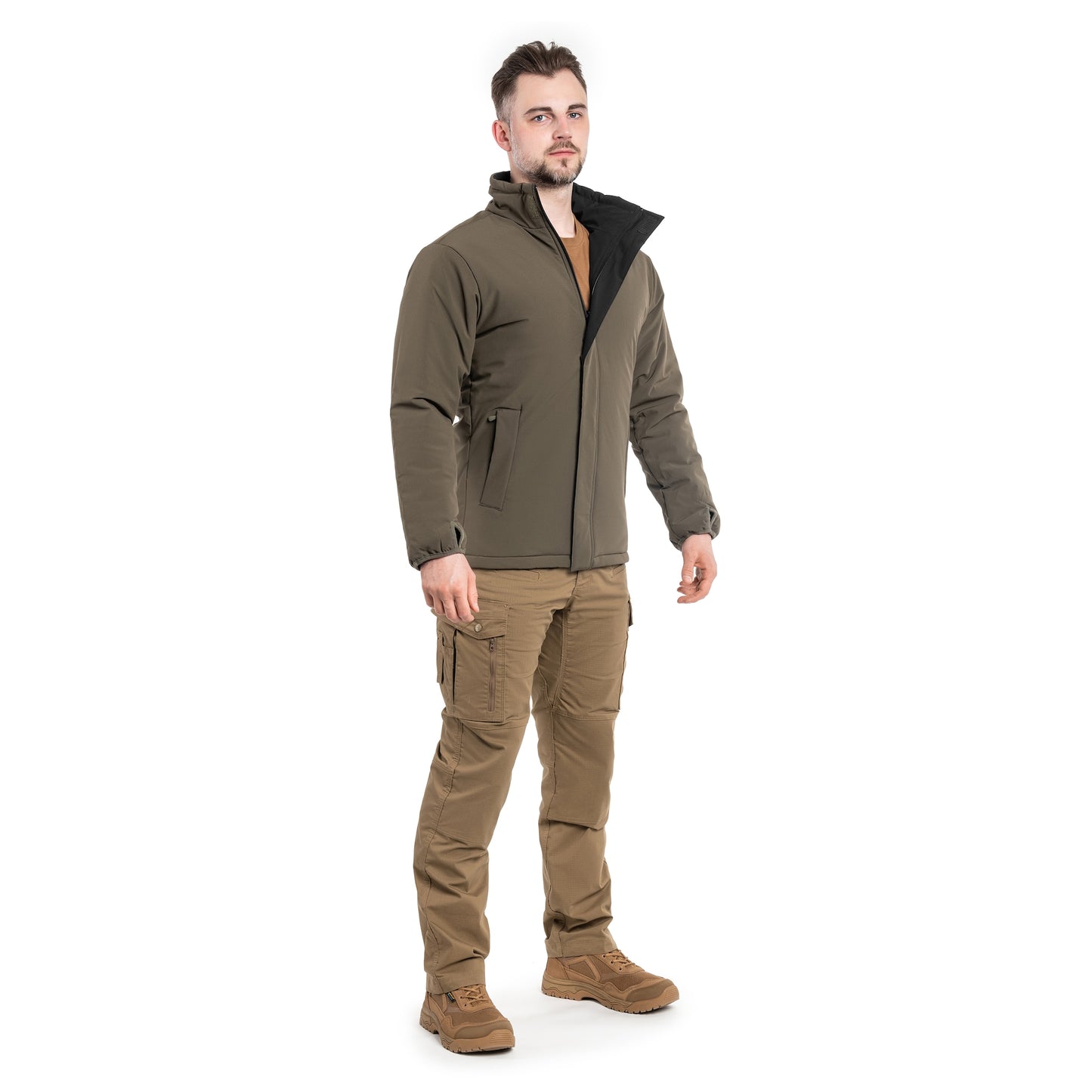 Kurtka dwustronna Mil-Tec Reversible - Ranger Green/Black