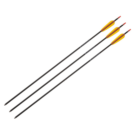 Strzała aluminiowa Poe Lang 30" 7,2 mm Black - zestaw 3 szt.