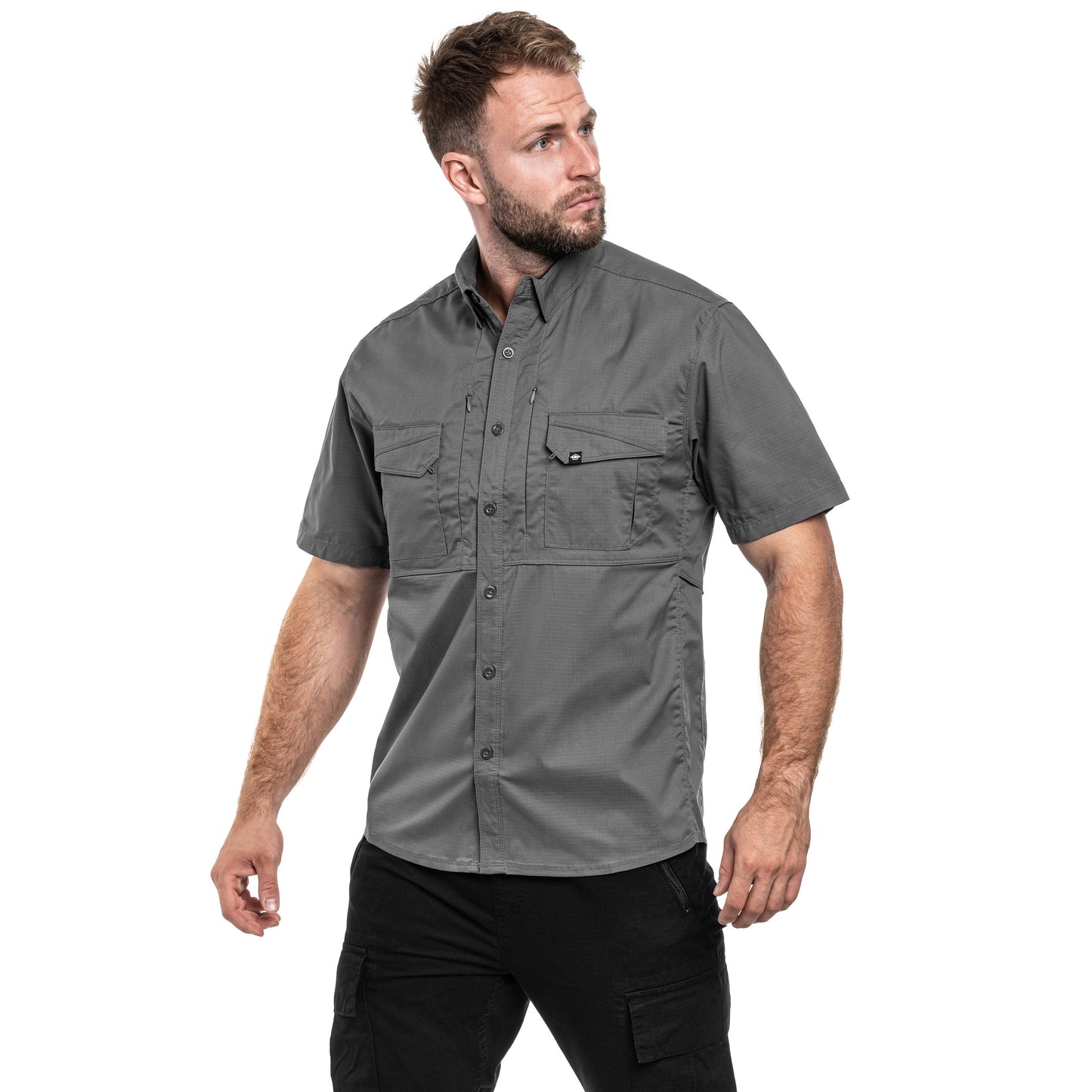 Koszula taktyczna Pentagon Plato Short Sleeve - Wolf Grey