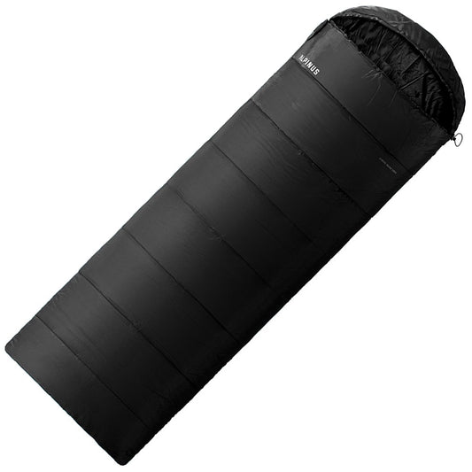 Śpiwór Alpinus Warm 1350 Czarny - lewy