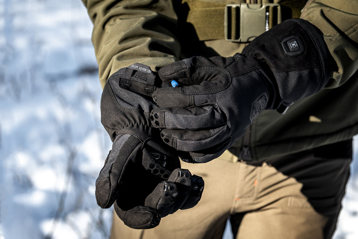 Rękawice podgrzewane Mechanix Wear ColdWork Heated Clim8 Black