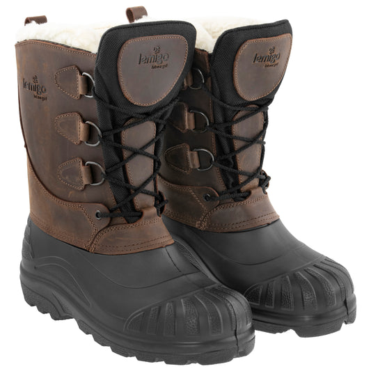 Buty śniegowce Lemigo King 821 - Brązowe