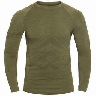 Koszulka termoaktywna FreeNord NordTrek Merino Tech Long Sleeve - Khaki