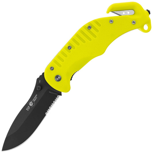 Nóż składany ratowniczy ESP RKY-01-S Rescue Knife - Yellow