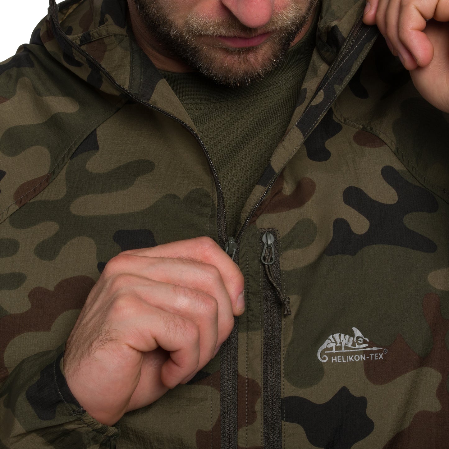 Kurtka Helikon Tramontane WindPack - wz.93 Pantera PL Woodland