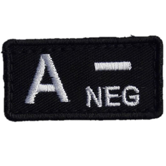 Emblemat Haasta grupa krwi A Rh- Black