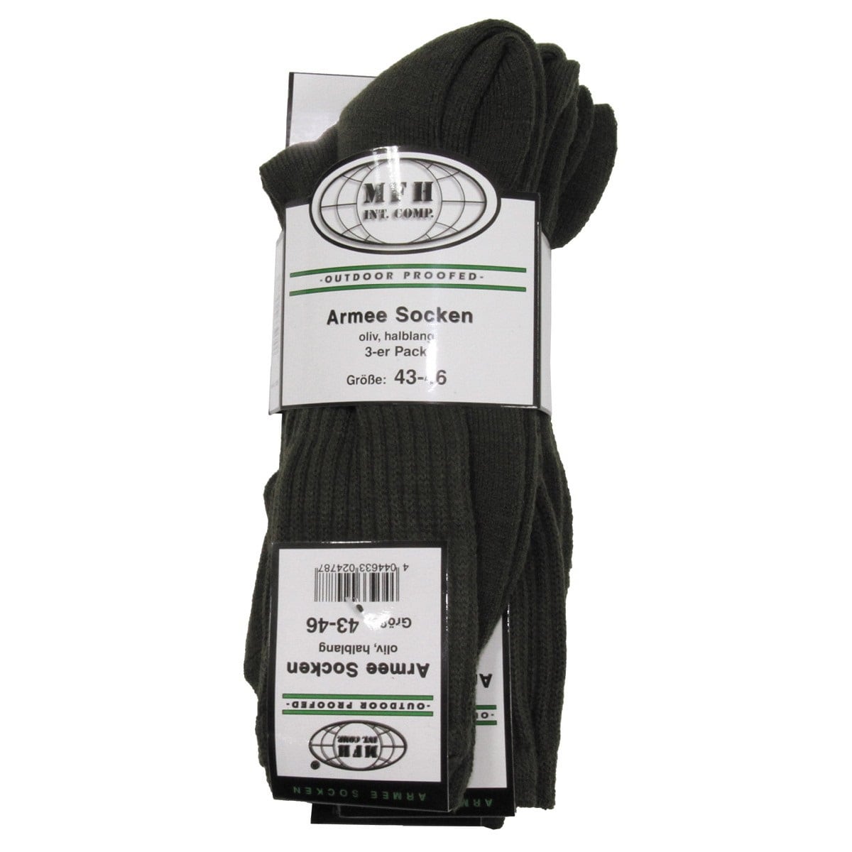 Skarpety MFH Army 3pack - Olive