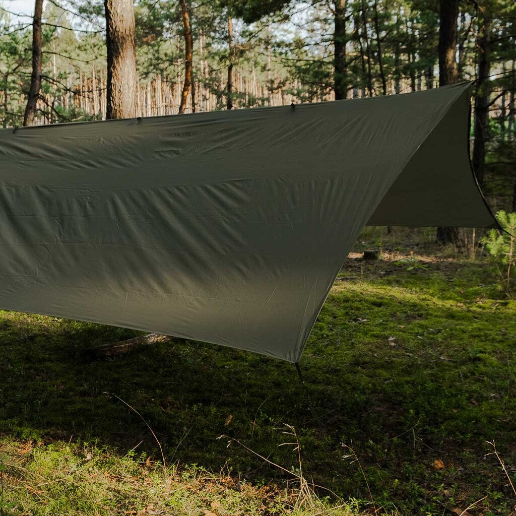Płachta biwakowa TigerWood Termo Tarp StingRay 3,6 x 2,8 m - Olive