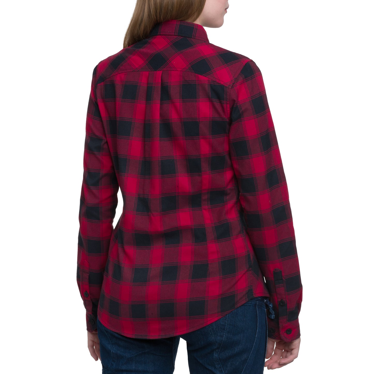 Koszula damska Helikon Marigold - Coral Crimson Checkered