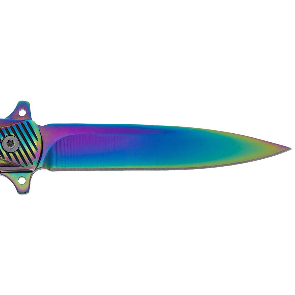 Nóż składany Joker Rainbow Siciliana Spring Assisted