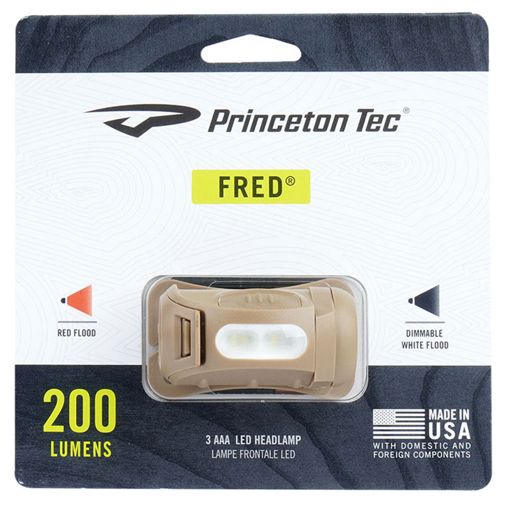 Latarka czołowa Princeton Tec Fred Tan - 200 lumenów