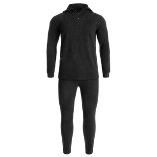 Bielizna polarowa Mil-Tec z zamkiem Black - komplet