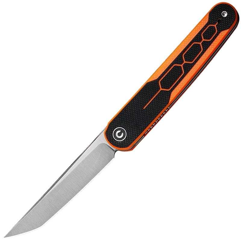 Nóż składany Civivi Kwaiq Nitro-V - Orange/Black G10/Satin