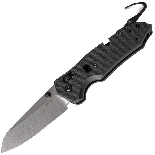 Nóż składany ratowniczy Hogue Trauma First Response Tool Stone Tumbled - Black