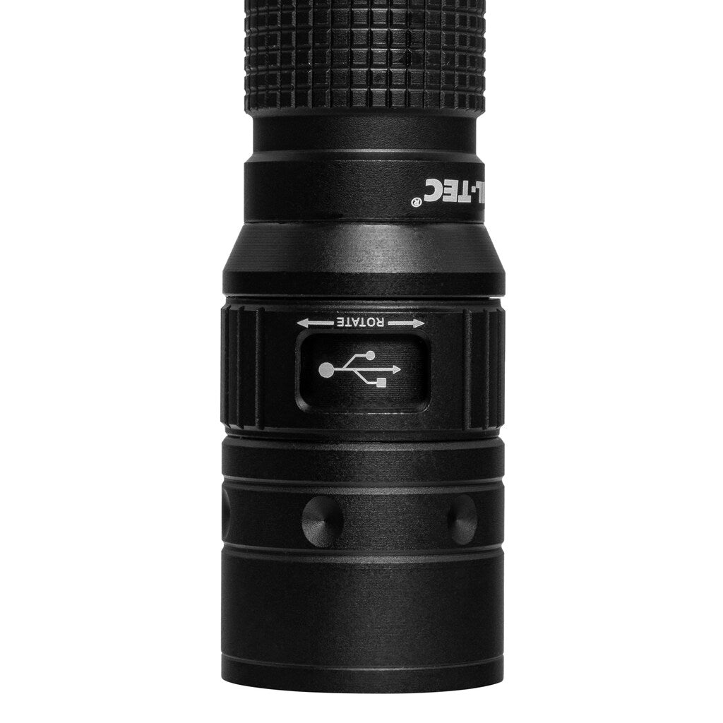 Latarka Mil-Tec Operator MT1R Recharge Black - 500 lumenów