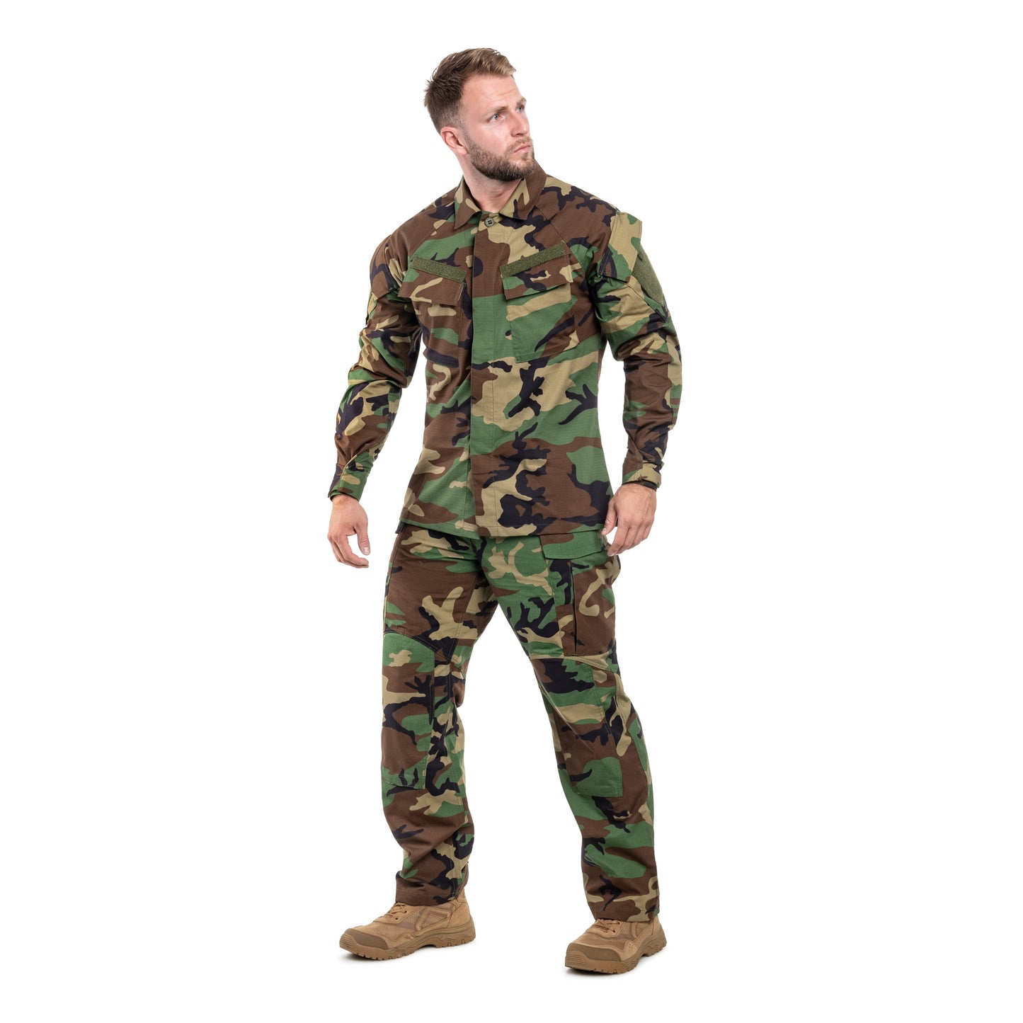 Bluza Helikon Raid Polycotton Stretch Rip-Stop - US Woodland