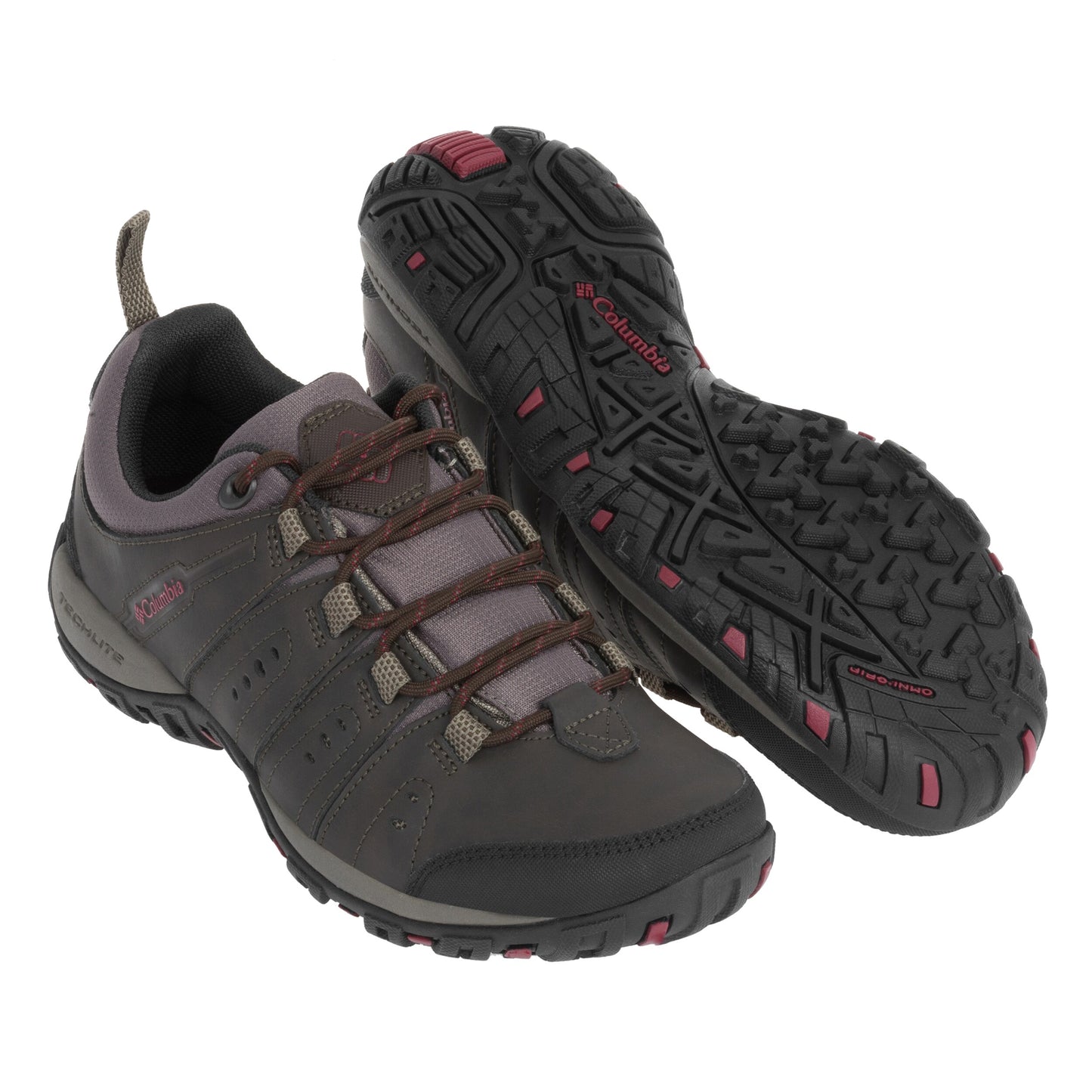 Buty Columbia Woodburn II Low Waterproof - Cordovan/Garne Red