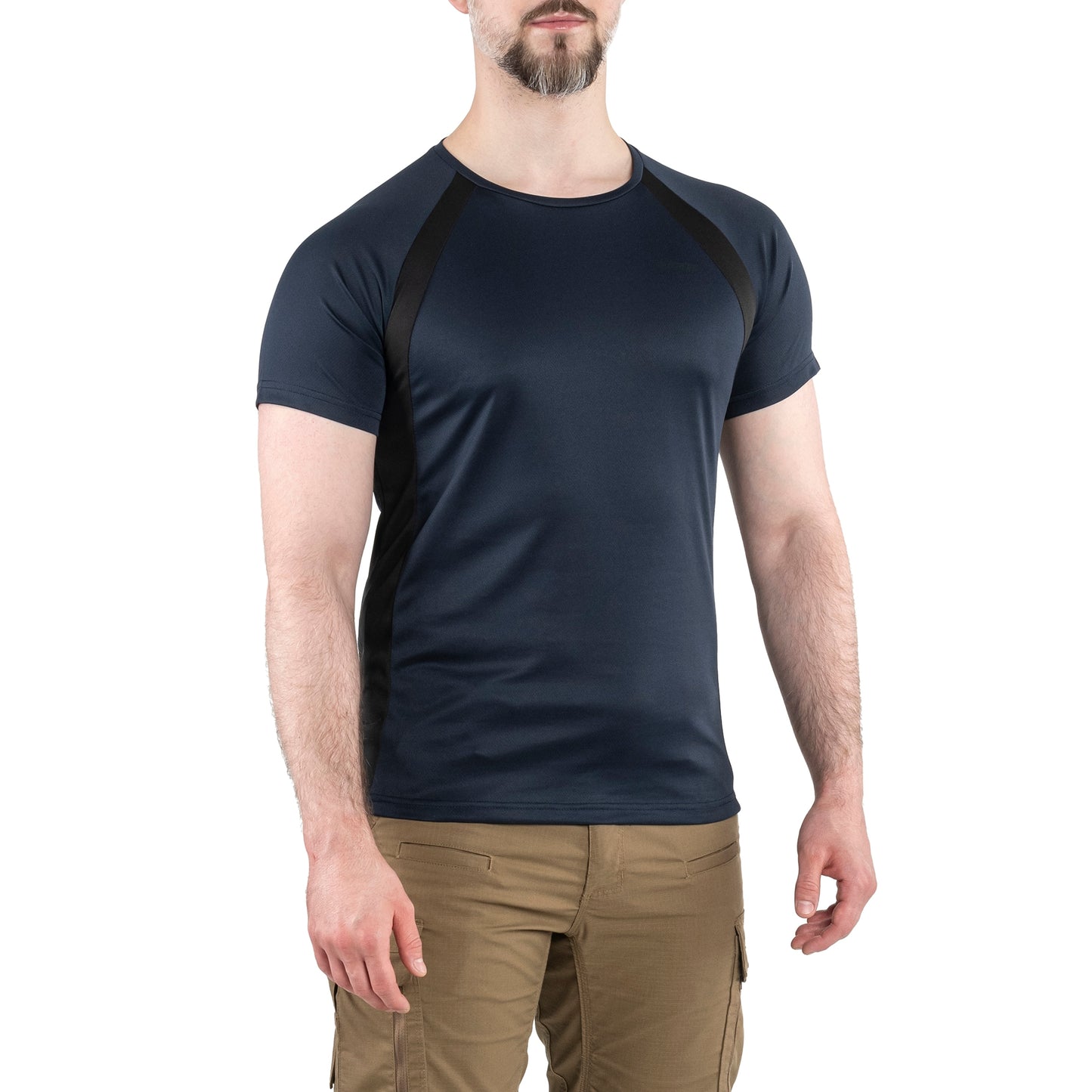 Koszulka termoaktywna Hi-Tec Maven - Sky Captain/Black