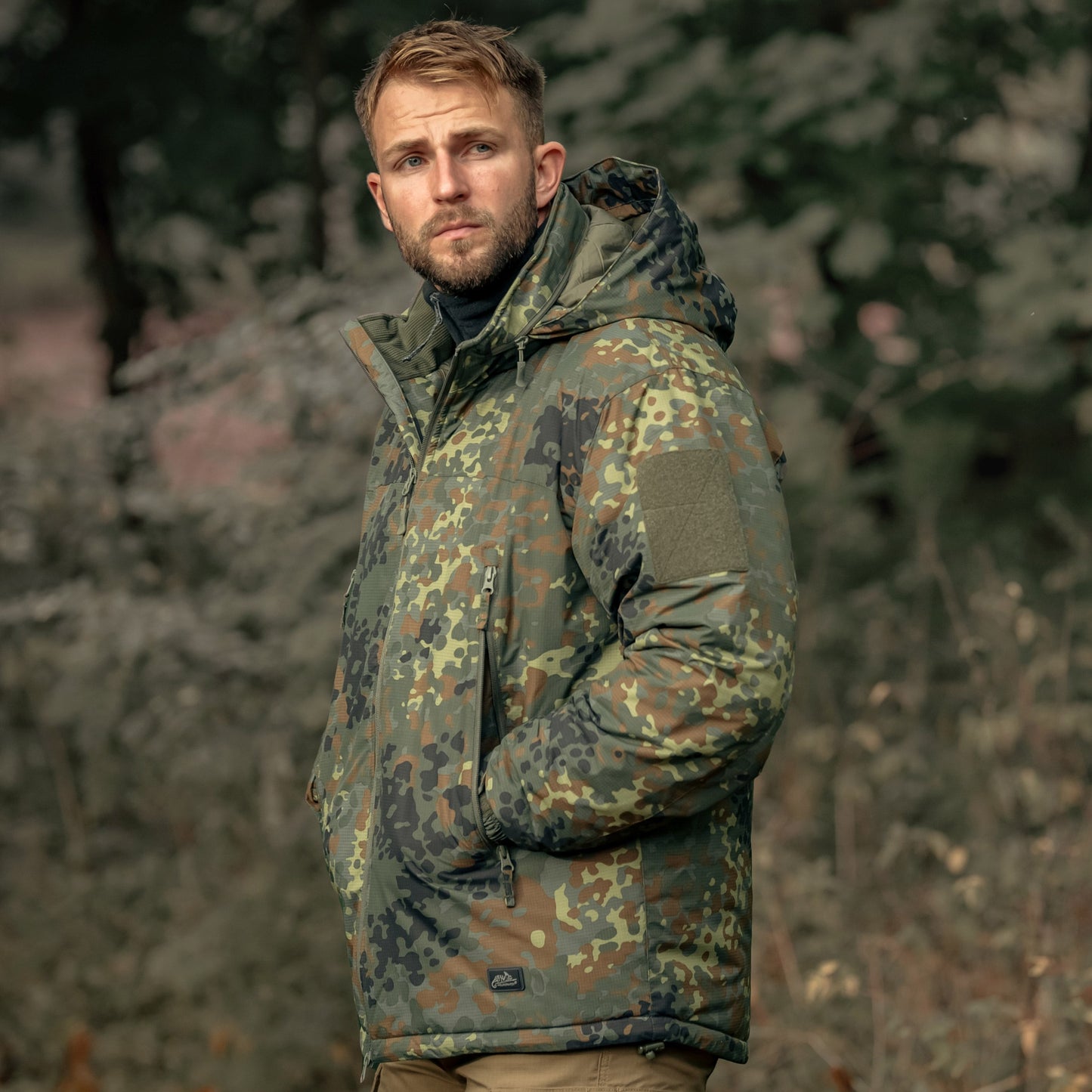 Kurtka Helikon Level 7 Climashield Apex 100 g - Flecktarn