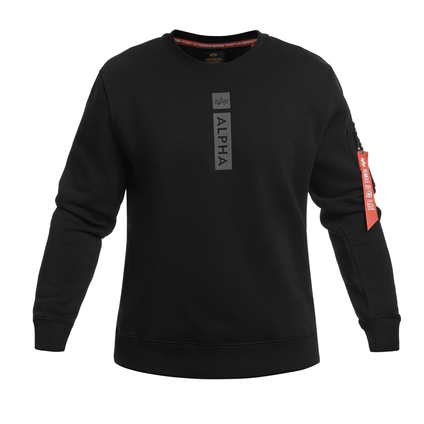 Bluza Alpha Industries Reflective Print Sweater - Black